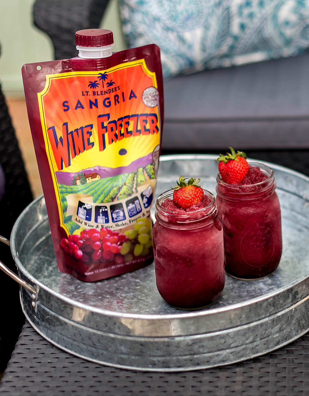 Sangria Wine Freezer Lieutenant Blender's Cocktails in a Bag