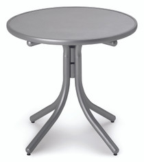Telescope Casual Embossed Aluminum 30" Round Dining Table
