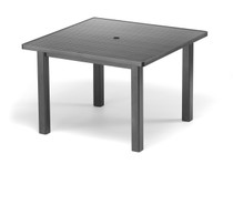 Telescope Casual Aluminum Slat 42" Square Dining Table