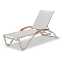 Telescope Casual Helios Contract Sling Lay Flat Stacking Chaise