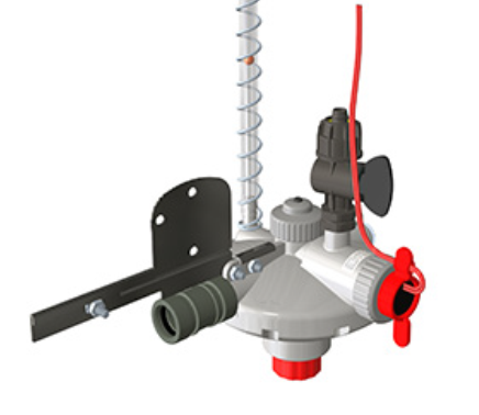 Plasson End Line Regulator Manual (Line Head (60) MK2 Com) Note: Showing Red Electric Coil For Auto Flushing MK (not included)