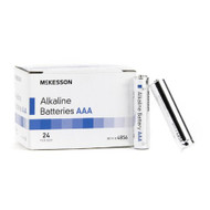 McKesson Alkaline Battery AAA Cell 1.5V Disposable 24 Pack 4856 Each/1