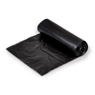 Trash Bag Colonial Bag HDPE XX Heavy Duty Black 40 - 45 gal. 22 Mic. 40 X 48 Inch Twist Tie X-Seal Bottom Coreless Roll HCR48STB Case/150