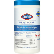 Surface Disinfectant Cleaner Clorox Healthcare Premoistened Wipe 70 Count Canister Manual Pull Chlorine Scent 35309 Pack/70