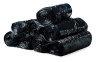 Trash Bag Colonial Bag HDPE Extra Heavy Duty Black 45 gal. 16 Mic. 40 X 48 Inch Twist Tie X-Seal Bottom Coreless Roll HCR48XB Case/250