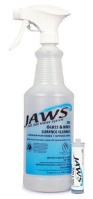 Glass / Surface Cleaner JAWS Liquid Concentrate 0.33 oz. Cartridge Trigger Spray Mild Scent JAWS-3421-46 Case/24