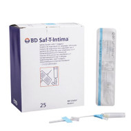 Closed IV Catheter Saf-T-Intima 22 Gauge 3/4 Inch Retracting Needle 383323 Each/1
