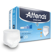 Youth Absorbent Underwear Attends Pull On Small Disposable Heavy Absorbency APP0710 Case/80