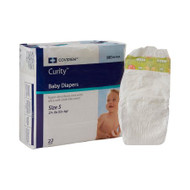 Baby Diaper Curity Tab Closure Size 5 Disposable Heavy Absorbency 80048A Bag/22