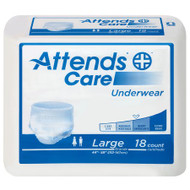 Adult Absorbent Underwear Attends Pull On Regular Disposable Moderate Absorbency APV30 BG/18