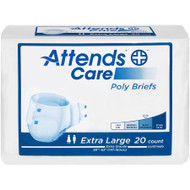 Adult Incontinent Brief Homecare Tab Closure X-Large Disposable Moderate Absorbency BRHC40 BG/20