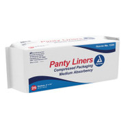 Incontinence Liner Dynarex 11 Inch Length Moderate Absorbency Unisex Disposable 1335 Pack/25