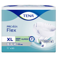Adult Incontinent Belted Undergarment TENA Flex Super Pull On Size 20 Disposable Heavy Absorbency 67807 Pack/1