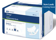 Adult Incontinent Brief Wings Super Tab Closure Medium Disposable Heavy Absorbency 87083 BG/12
