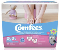 Toddler Training Pants Comfees Pull On 2T - 3T Disposable Moderate Absorbency 41547 BG/26