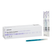 McKesson Scalpel NonSafety Size 15 Stainless Steel / Plastic Classic Grip Handle Sterile Disposable 16-63815 Box/10