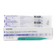 McKesson Scalpel NonSafety Size 11 Stainless Steel / Plastic Classic Grip Handle Sterile Disposable 16-63811 Box/10