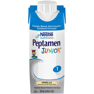 Pediatric Oral Supplement / Tube Feeding Formula Peptamen Junior Vanilla 250 mL Tetra Prisma Ready to Use 9871616252 Each/1