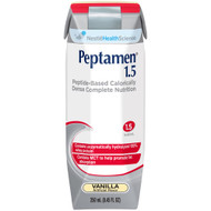 Oral Supplement / Tube Feeding Formula Peptamen 1.5 Vanilla 250 mL Carton Ready to Use 9871618190 Each/1