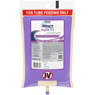 Tube Feeding Formula Impact Peptide 1.5 1000 mL Bag Ready to Hang Adult 4390097371 Each/1