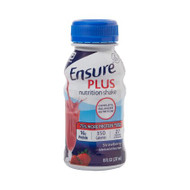 Oral Supplement Ensure Plus Strawberry 8 oz. Bottle Ready to Use 57269 Each/1