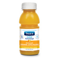 Thickened Beverage Thick-It AquaCareH2O 8 oz. Bottle Orange Ready to Use Honey B478-L9044 Each/1