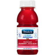 Thickened Beverage Thick-It AquaCareH2O 8 oz. Bottle Cranberry Ready to Use Nectar B459 Each/1