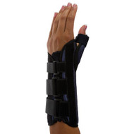 Wrist Splint Premier With Thumb Spica Aluminun / Foam Left Hand Black / Blue Small 08144552 Each/1