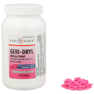 Allergy Relief McKesson Brand 25 mg Strength Tablet 1000 per Bottle 57896068110 BT/1