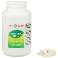 Vitamin C Supplement McKesson Brand 500 mg Strength Tablet 500 per Bottle 57896084150 BT/500