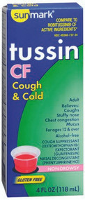 Cough Relief sunmark 10 mg / 100 mg / 5 mg Strength Liquid 4 oz. 2179513 Each/1