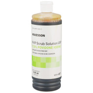 Prep Solution McKesson 16 oz. Flip-Top Bottle 7.5% Povidone-Iodine 037 Case/12