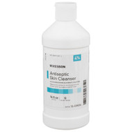 Antiseptic Skin Cleanser McKesson 16 fl. oz. Flip-Top Bottle 4% Chlorhexidine Gluconate / Isopropyl Alcohol 16-CHG16 Case/12