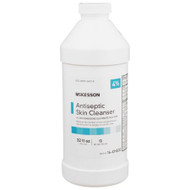 Antiseptic Skin Cleanser McKesson 32 fl. oz. Bottle 4% Chlorhexidine Gluconate / Isopropyl Alcohol 16-CHG32 Case/12
