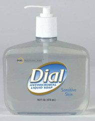 Antimicrobial Soap Dial Sensitive Liquid 16 oz. Pump Bottle Light Floral Scent DIA 80784 Each/1