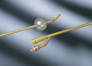 Foley Catheter Bardex Lubricath 2-Way Coude Tip 30 cc Balloon 16 Fr. Hydrophilic Polymer Coated Latex 0100L16 Each/1