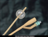 Foley Catheter Bardia 2-Way Standard Tip 30 cc Balloon 24 Fr. Silicone Coated Latex 123624A Case/12