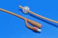 Foley Catheter Kenguard 2-Way Standard Tip 30 cc Balloon 30 Fr. Silicone Oil Coated Latex 3631 Each/1