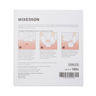 Hydrocolloid Dressing McKesson 6 X 6 Inch Square Sterile 1884 Box/10