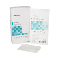 Adhesive Dressing McKesson 4 X 6 Inch Polypropylene / Rayon Rectangle White Sterile 16-89046 Box/25