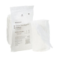 Fluff Bandage Roll McKesson Cotton Gauze 6-Ply 3-2/5 Inch X 3-3/5 Yard Roll Sterile 16-4263 Case/96