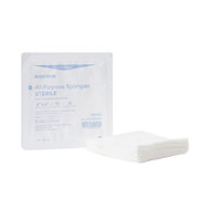 Gauze Sponge McKesson Cotton 4-Ply 4 X 4 Inch Square Sterile 16-602326 Box/10
