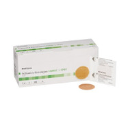 Adhesive Spot Bandage McKesson 1 Inch Diameter Fabric Round Tan Sterile 16-4812 Case/2400