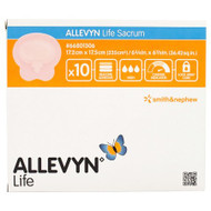 Silicone Foam Dressing Allevyn Life 7 X 7 Inch Sacral Adhesive with Border Sterile 66801306 Case/60