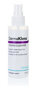 Wound Cleanser DermaKlenz 4 oz. Spray Bottle 00243 Case/12