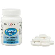 Calcium Supplement McKesson Brand 600 mg Strength Caplet 60 per Bottle 57896074606 BT/60