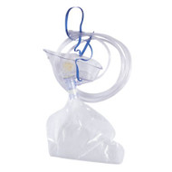 NonRebreather Oxygen Mask McKesson Elongated Adult One Size Fits Most Adjustable Elastic Head Strap 32634 Each/1