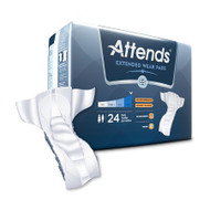 Incontinence Liner AttendsExtended Wear 36 Inch Length Heavy Absorbency Dry-Lock Unisex Disposable EXWPAD BG/24