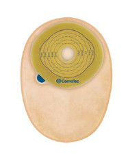 Filtered Ostomy Pouch Esteem One-Piece System 8 Inch Length 1 Inch Stoma Closed End Pre-Cut 416704 Box/30