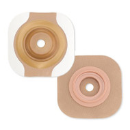 Skin Barrier CeraPlus New Image Pre-Cut Extended Wear Tape 1-3/4 Inch Flange Green Code 1 Inch Stoma 11504 Box/5
